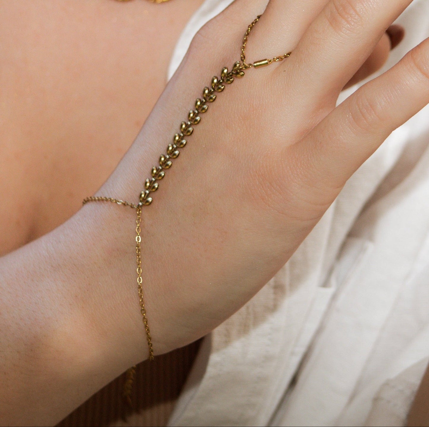 GIULIA - Bijou de main 2 en 1 en acier Inoxydable