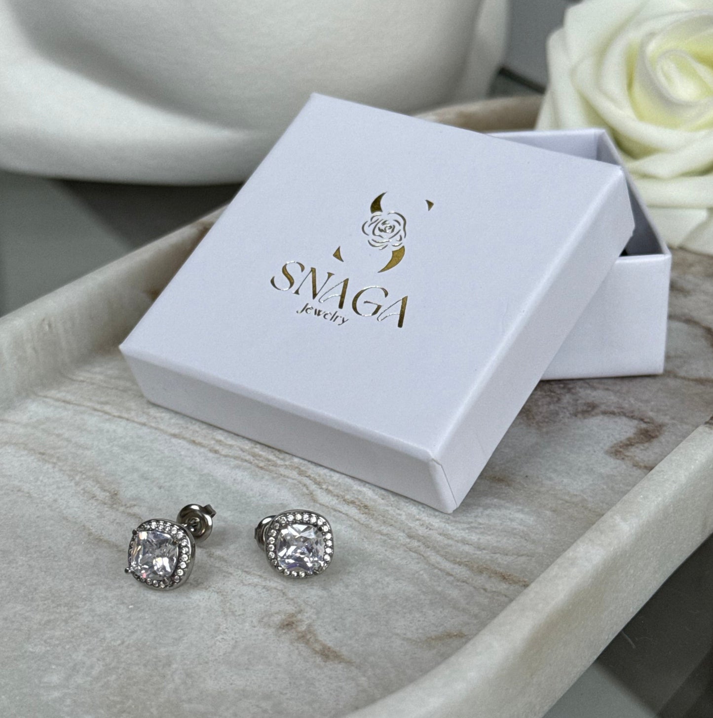 CONSTANCE ARGENTÉES│ BOUCLES D'OREILLES