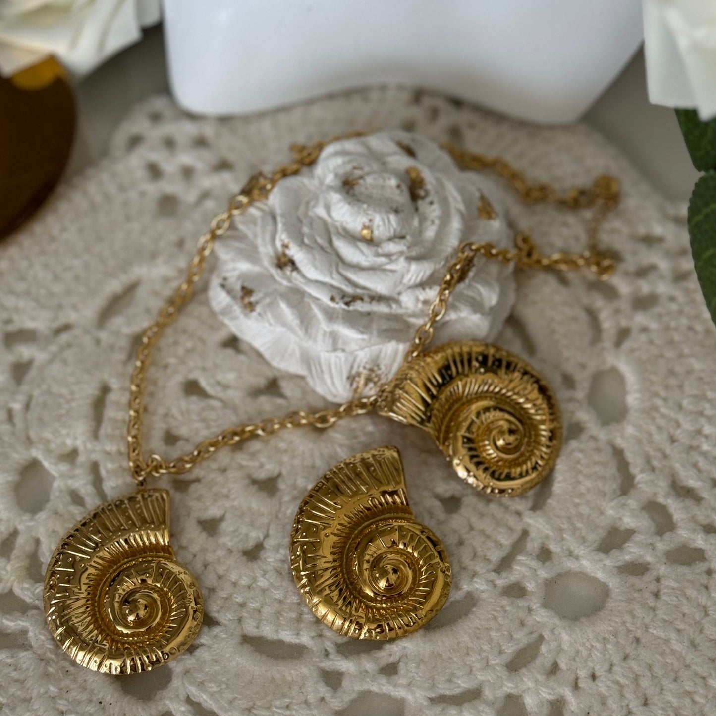 ESCARGOT DORÉ │ COLLIER