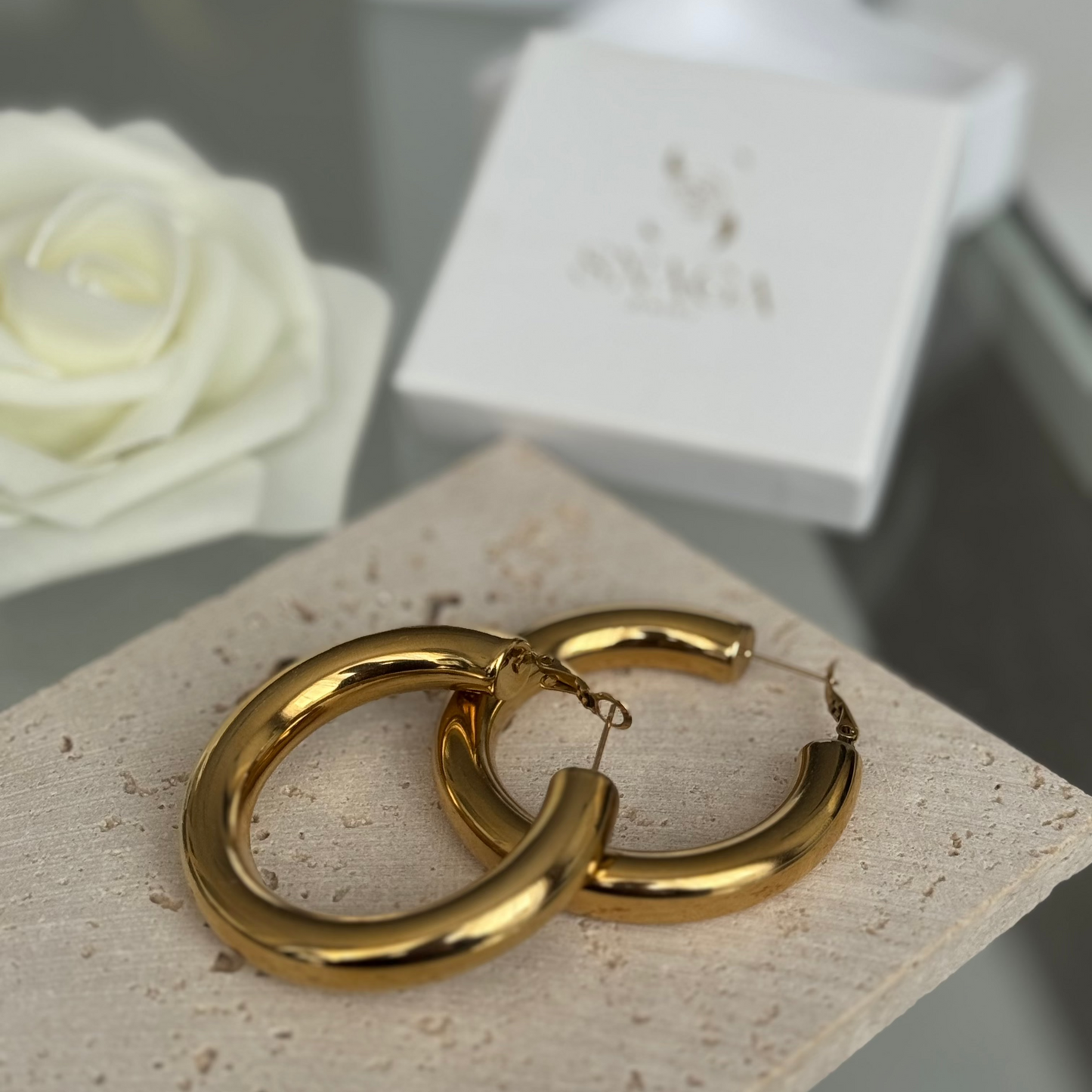 ALLURE DOREES │ BOUCLES D'OREILLES CRÉOLES