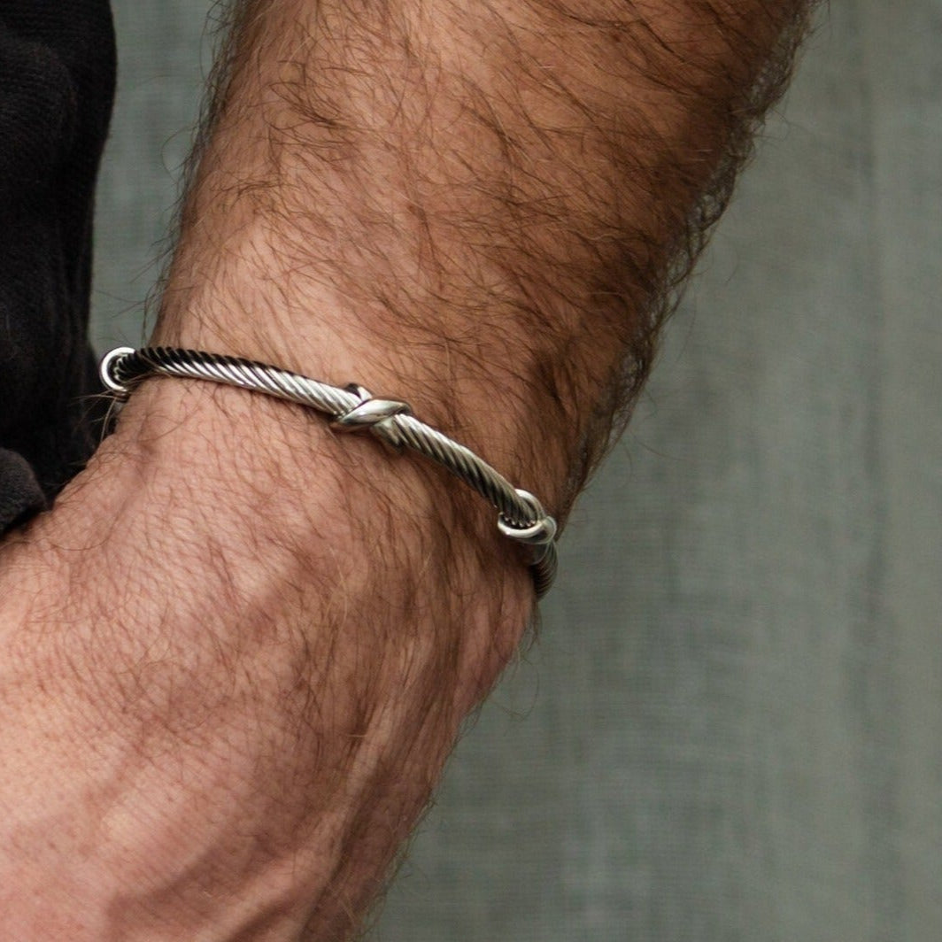 TEXAS ARGENTE │ BRACELET HOMME