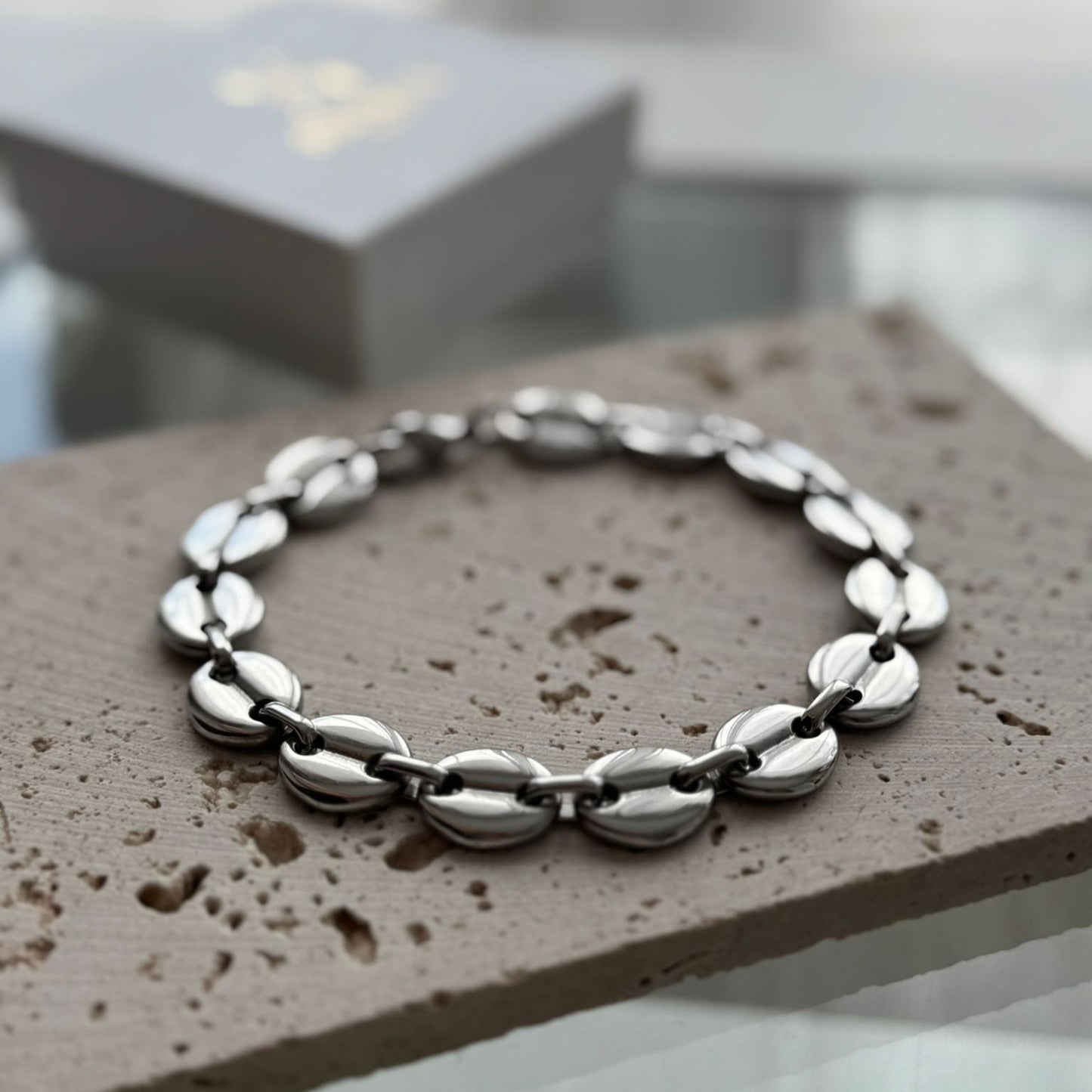 MEN CAFE ARGENTE │ BRACELET HOMME