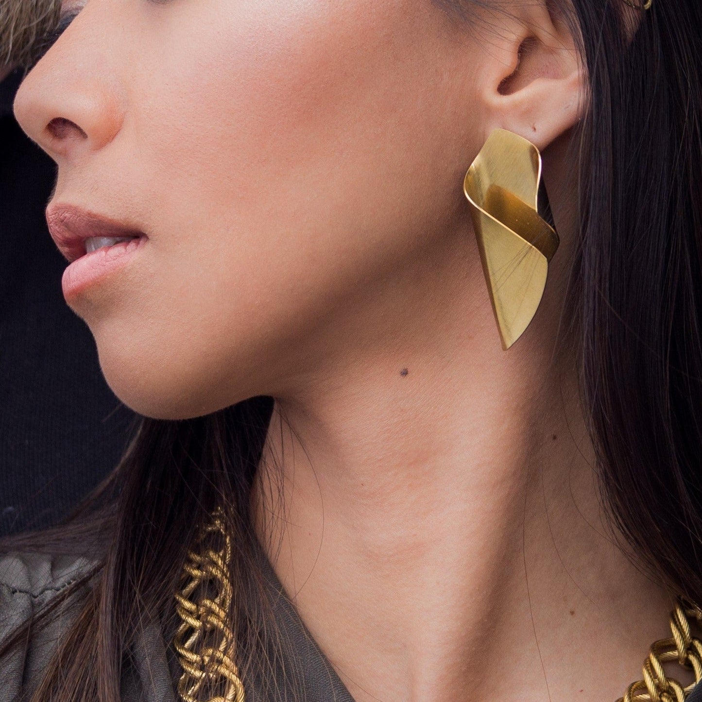 SALOMÉ DORÉ│BOUCLES D'OREILLES
