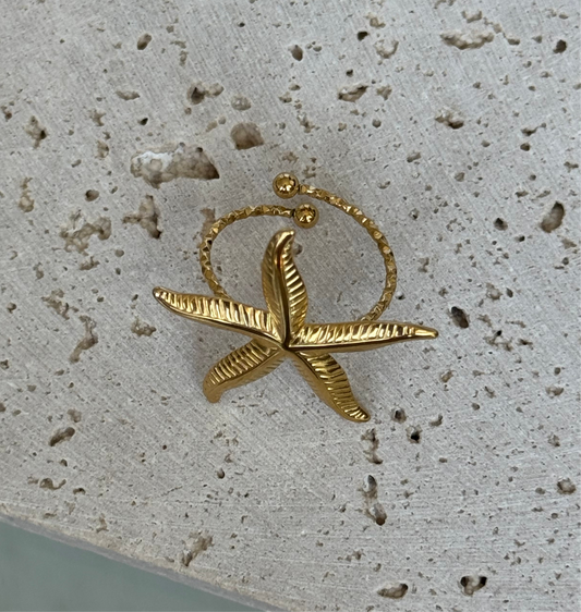 ÉTOILE DE MER DORÉ | BAGUE