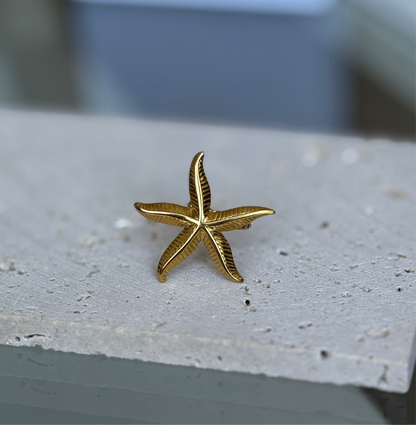 ÉTOILE DE MER DORÉ | BAGUE