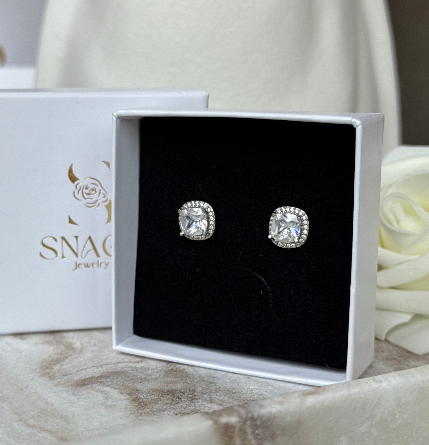 CONSTANCE ARGENTÉES│ BOUCLES D'OREILLES