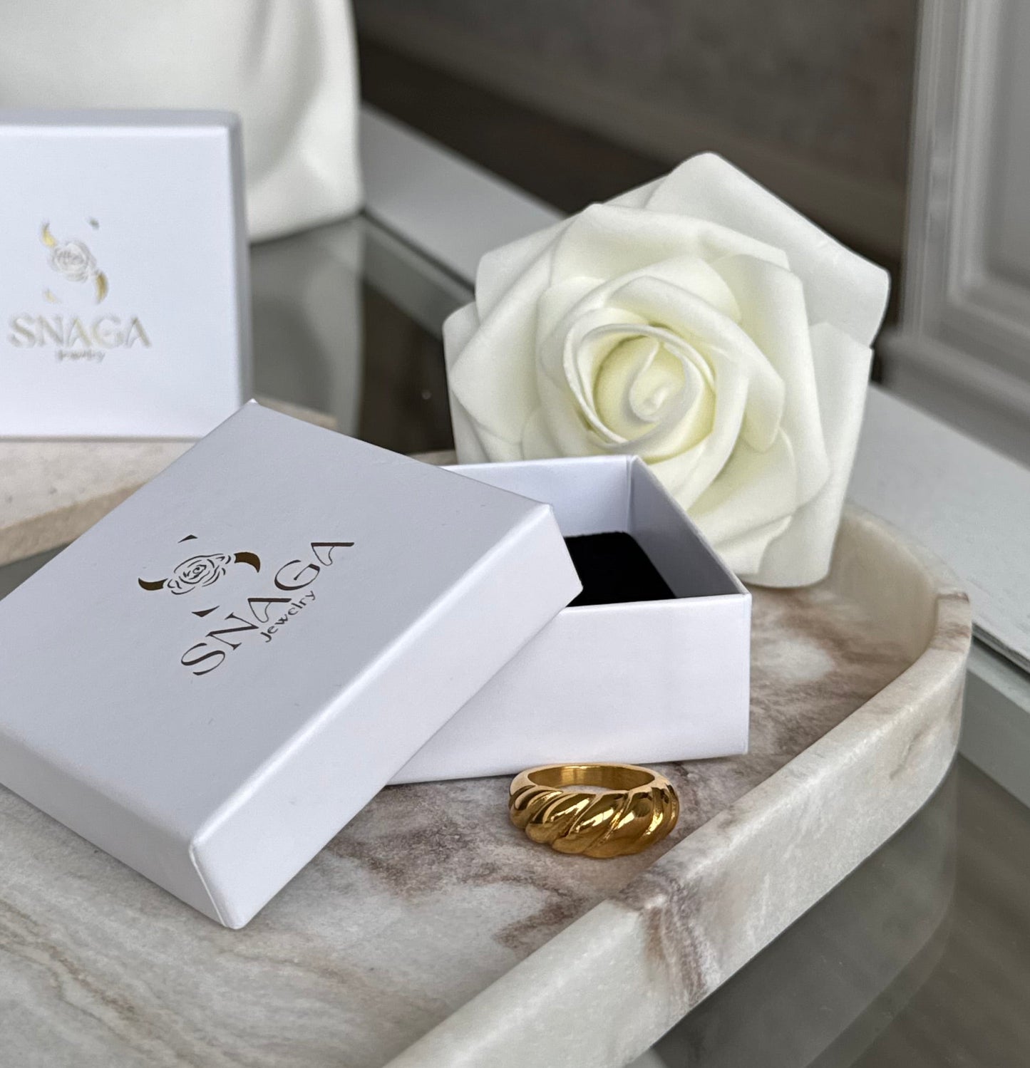 TORSADE DORÉ │ BAGUE