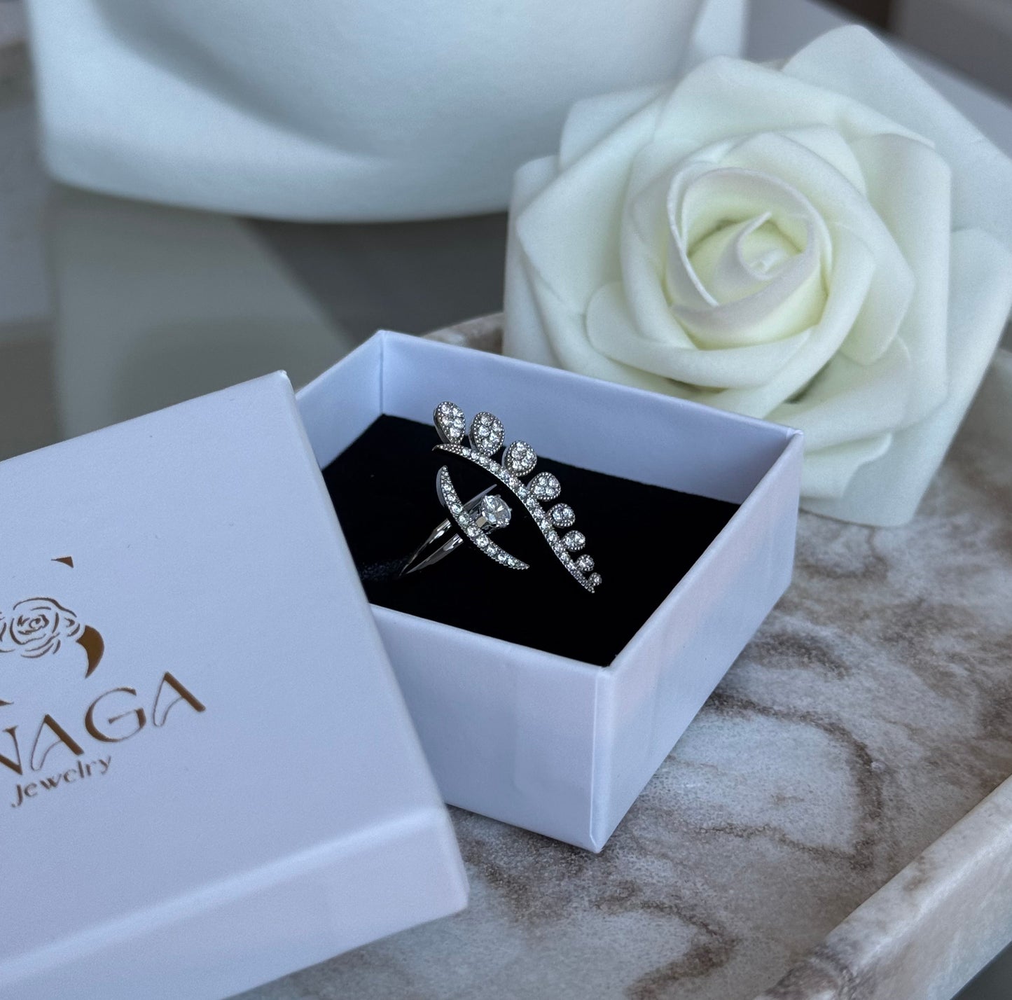 CELESTE ARGENTEE │ BAGUE