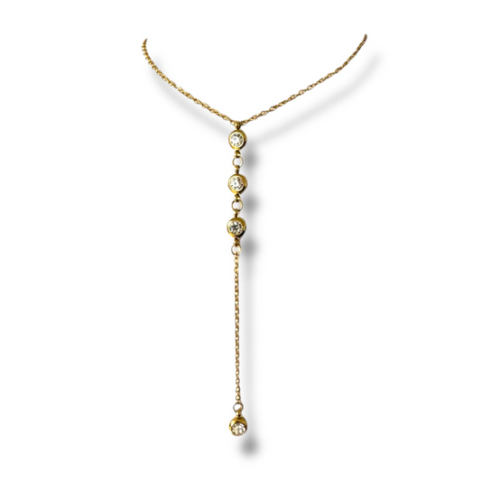 ÉTINCELLE DORÉ │ COLLIER Y