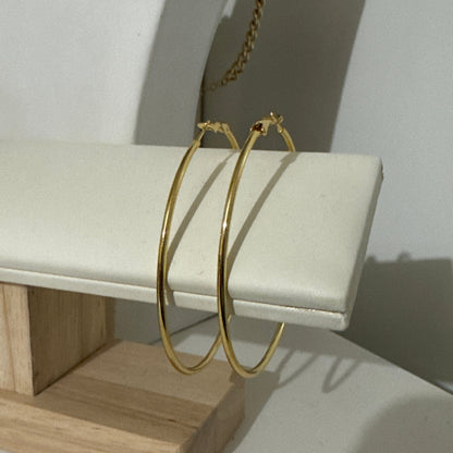 OANA - Grandes boucles d'oreille créoles