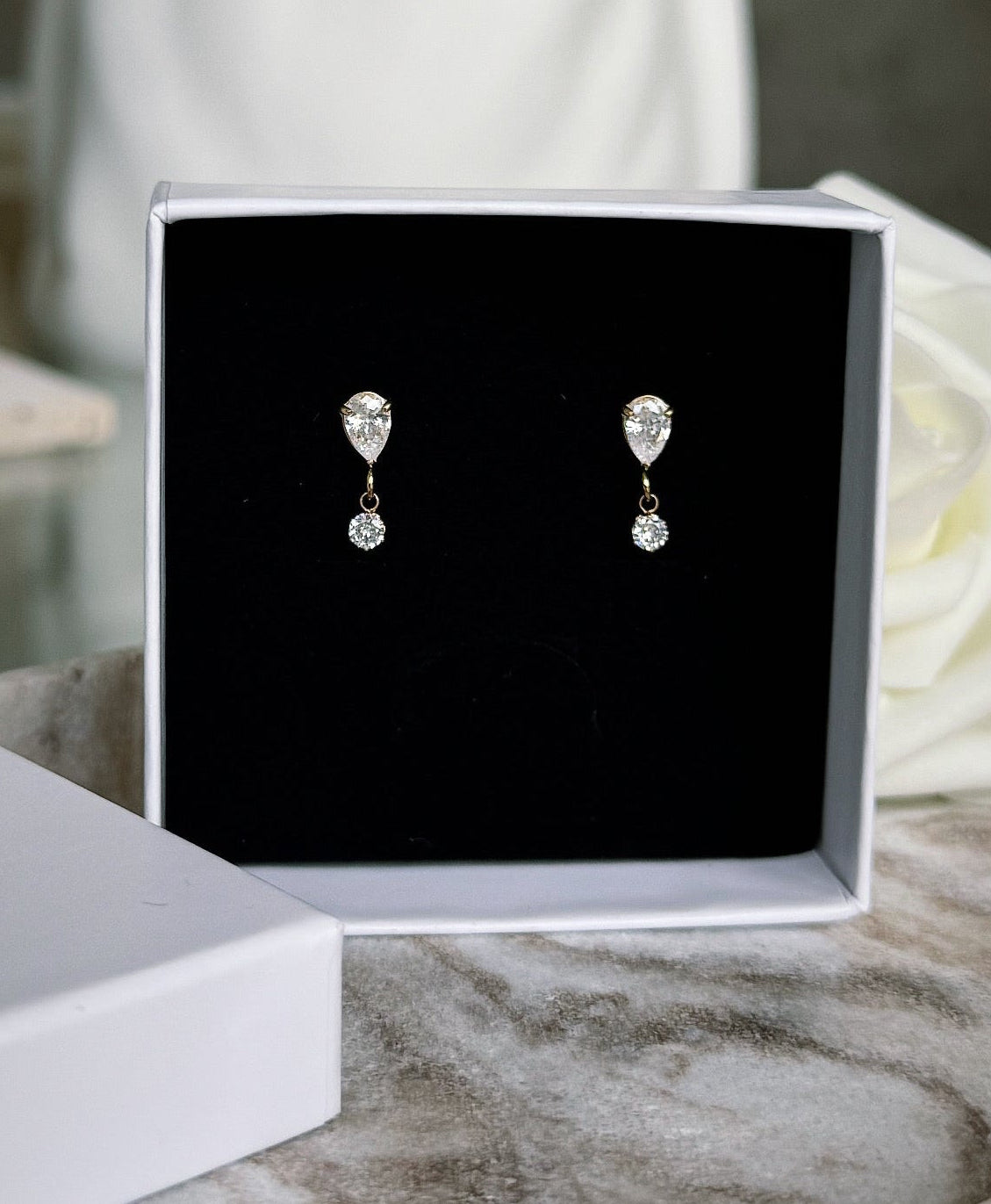 CLOCHETTE DORÉ│ BOUCLES D'OREILLES PENDANTES