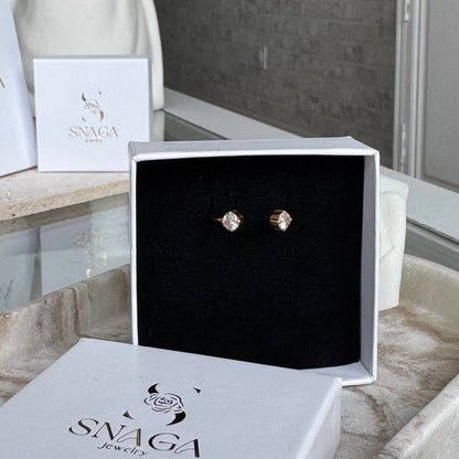 LISY - Bague en acier Inoxydable doré et strass