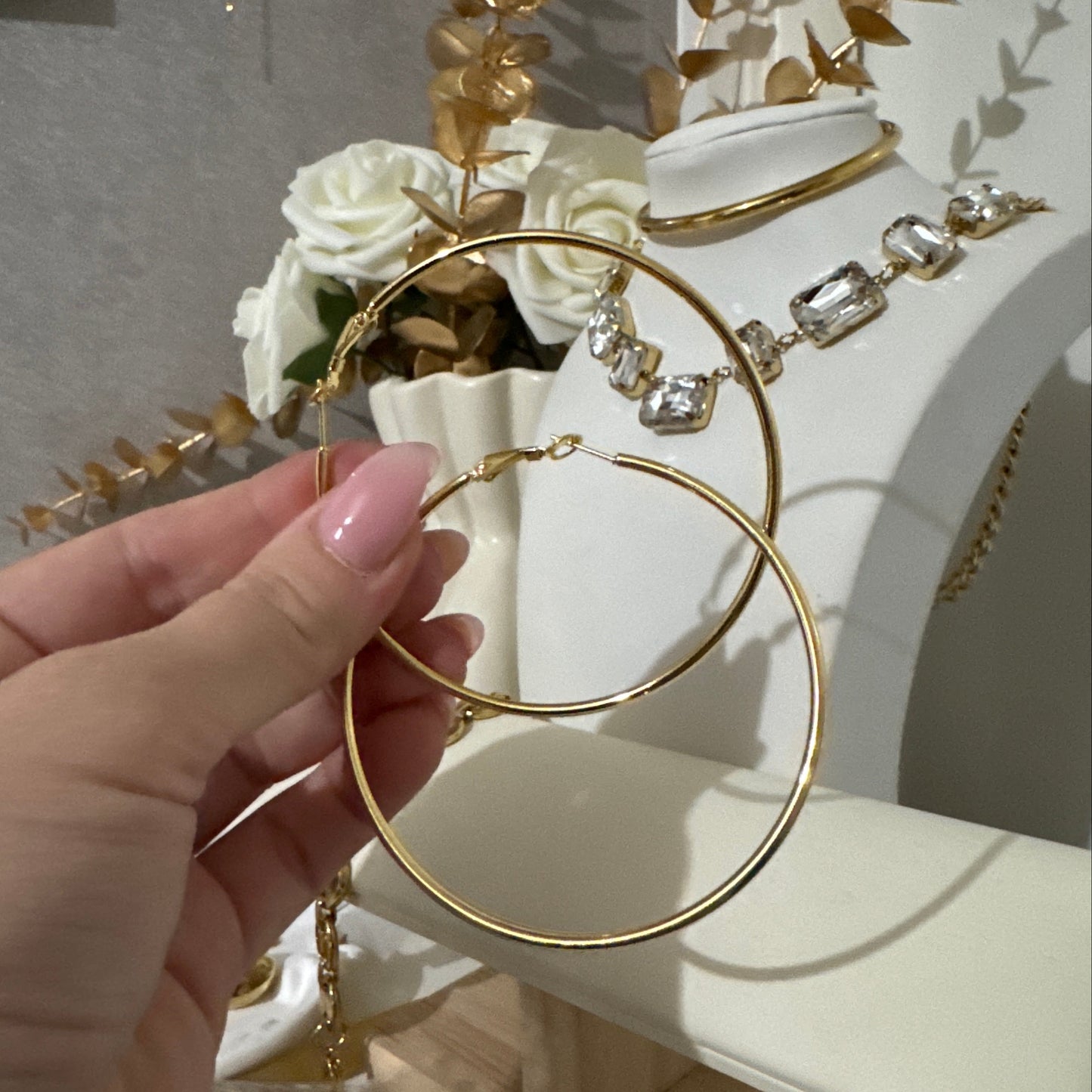 OANA - Grandes boucles d'oreille créoles