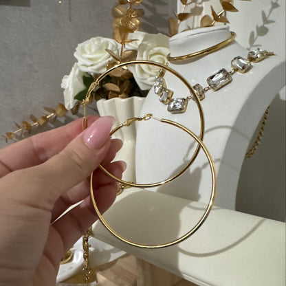 OANA - Grandes boucles d'oreille créoles