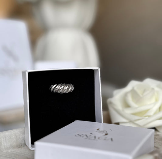 TORSADE ARGENTÉ │ BAGUE