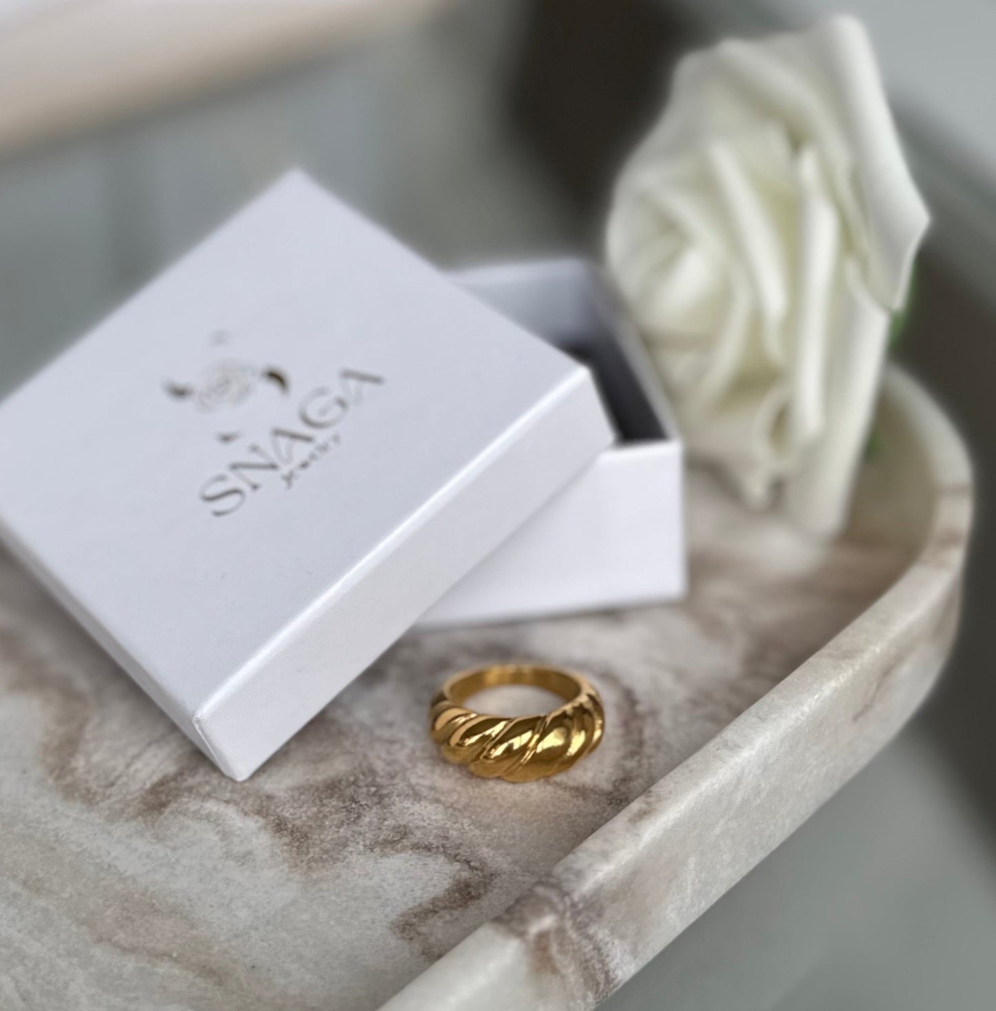 TORSADE DORÉ │ BAGUE