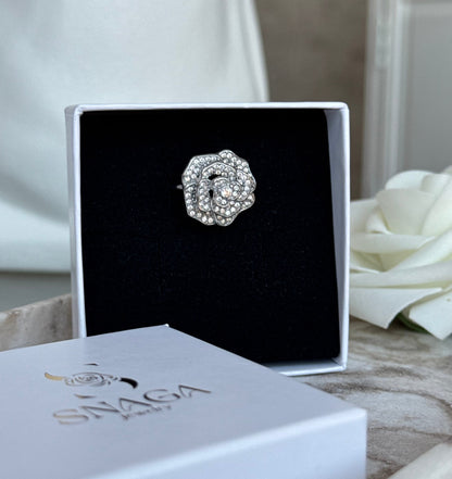 ROSE ARGENTEE │ BAGUE