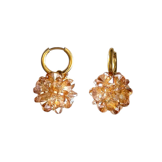 FÉERIQUE AMBRE│ BOUCLES D'OREILLES
