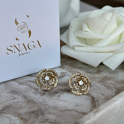 ROSE DOREES │ BOUCLES D'OREILLES