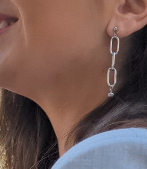 SILVER RAIN SIZE L │ CREATION EARRINGS