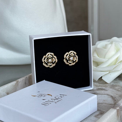 ROSE DOREES │ BOUCLES D'OREILLES