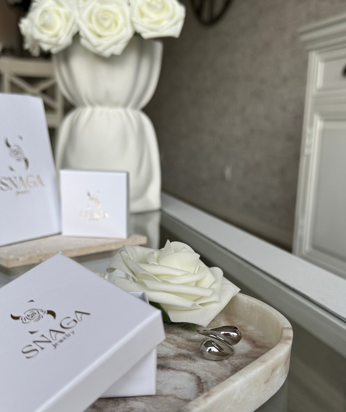 GOUTTES ARGENTEES │ BAGUE