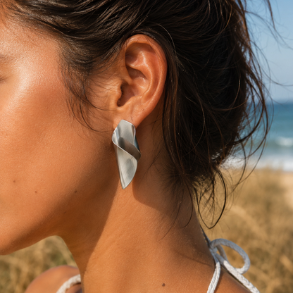 SALOMÉ ARGENTÉ│BOUCLES D'OREILLES