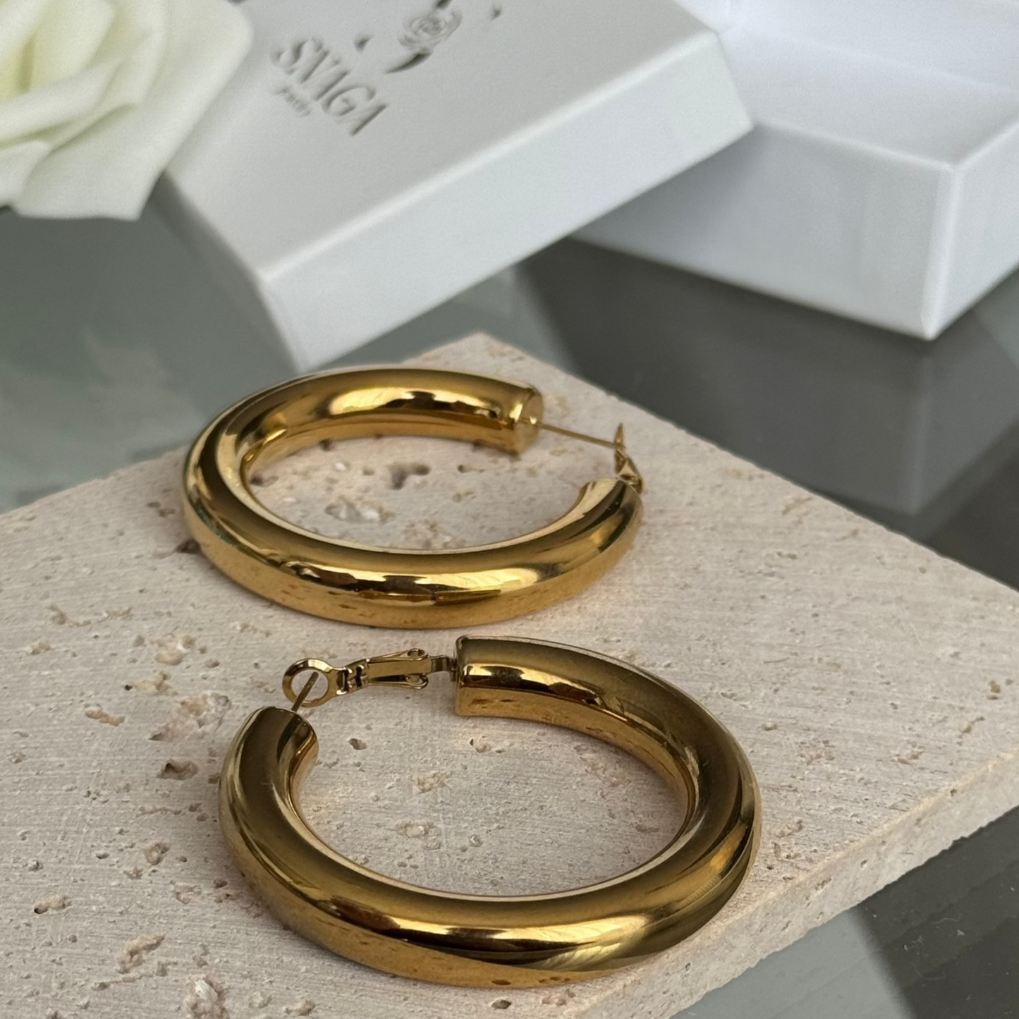 ALLURE DOREES │ BOUCLES D'OREILLES CRÉOLES