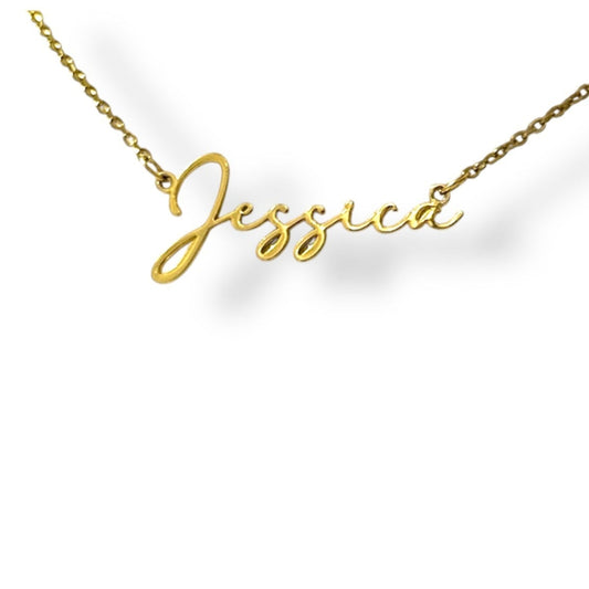 COLLIER PRÉNOM PERSONNALISÉ DORÉ │ ACIER INOXYDABLE