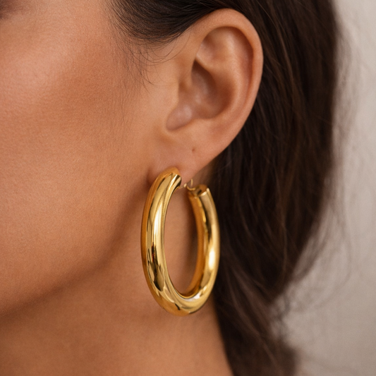 ALLURE DOREES │ BOUCLES D'OREILLES CRÉOLES