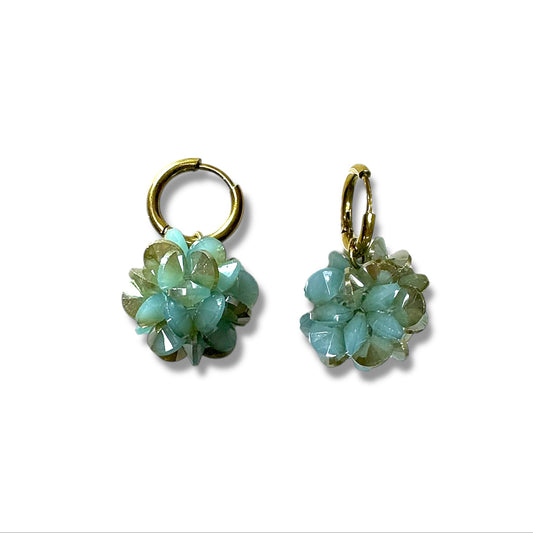 FÉERIQUE BLEU │ BOUCLES D'OREILLES