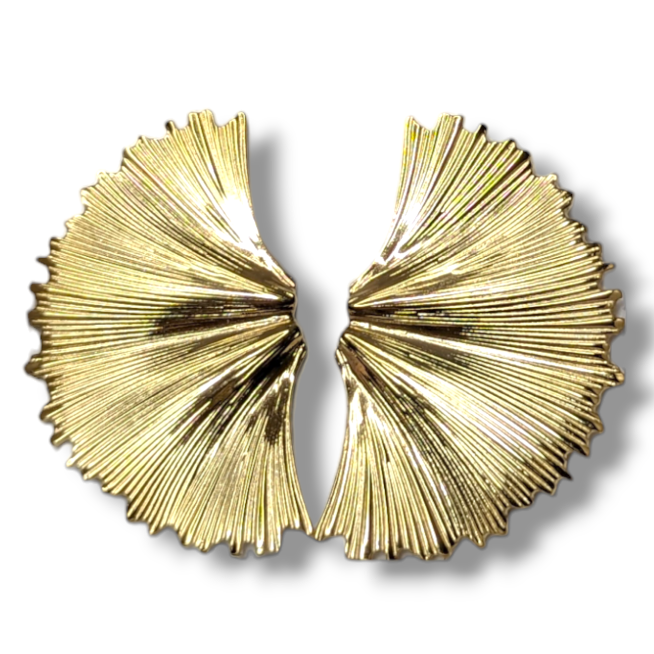 FEUILLE DE GINKGO │ BOUCLES D'OREILLES