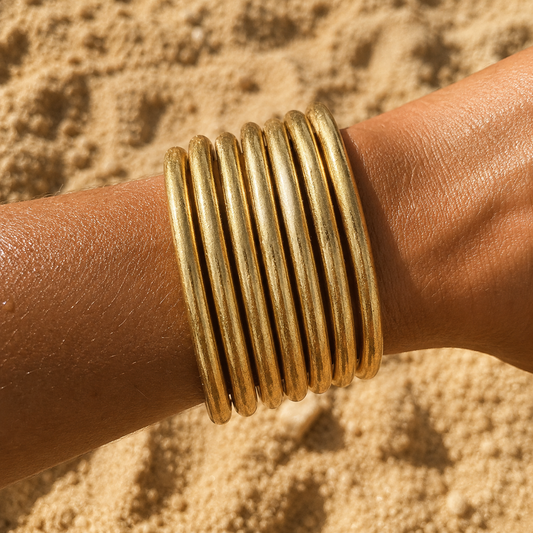 PRECOMMANDE du 27/05 au 31/05 ✨ Joncs bouddhistes classiques KUMLAÏ porte-bonheur authentique - Couleur light gold